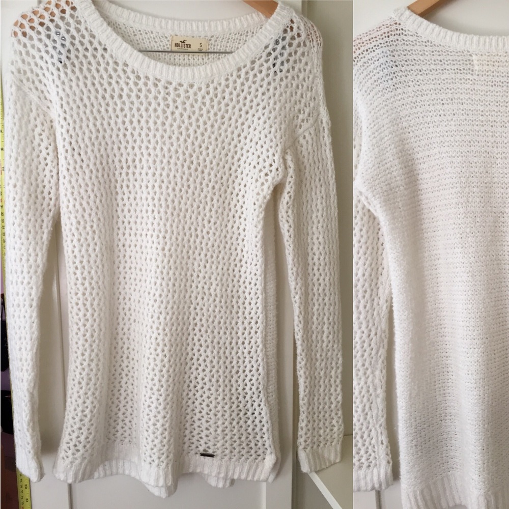 Abercrombie & Fitch Knitted off-white sweater